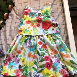 Like New 4T Cherokee cotton Spring Floral Dress